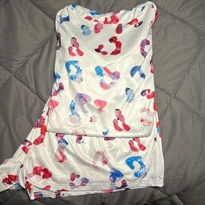 NWOT leopard lounge suit